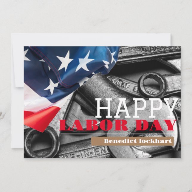 Cartão De Agradecimento Solidariedade Trabalhadora Unity Labour Day com ba (Frente)