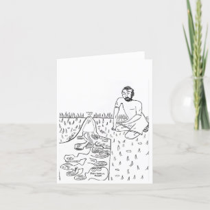 Cartão De Agradecimento Solomon Observing Ants 🐜