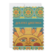 Solstice Saudações Sun Mandala