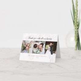 Cartão De Agradecimento Sonho de uma Noite de Verão Dobra Obrigado