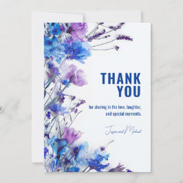 Cartão De Agradecimento 💍 Sonhos Adoráveis de Cornflower