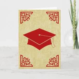 Cartão De Agradecimento sophisticated graduation cap