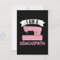 Sou um Sewciopath Sewing Quilting