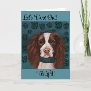 Cartão De Agradecimento Springer Spaniel Inglês