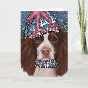 CARTÃO DE AGRADECIMENTO SPRINGER SPANIEL INGLÊS
