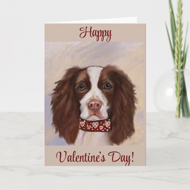 CARTÃO DE AGRADECIMENTO SPRINGER SPANIEL INGLÊS        (Frente)