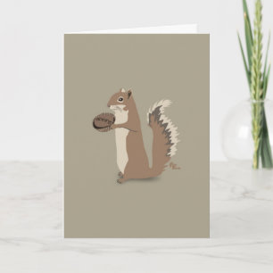 Cartão De Agradecimento Squirrel Thank You Card