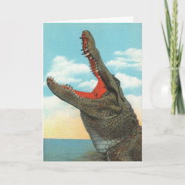 Cartão De Agradecimento Sr. Alligator Card