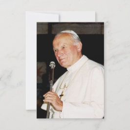 Cartão De Agradecimento St. John Paul II Totus Tuus Holy Card