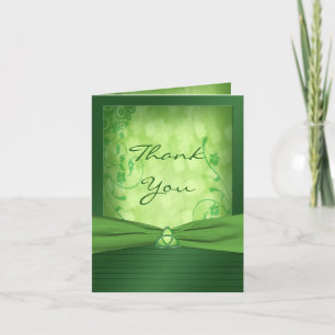 Cartão De Agradecimento St. Patrick's Day Celtic Love Knot Thank You Card