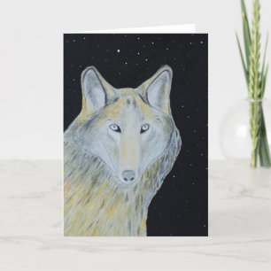 Cartão De Agradecimento Star Wolf
