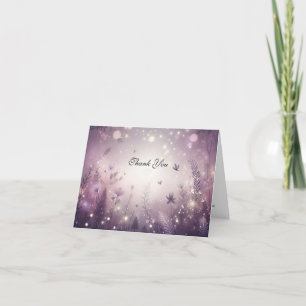 Cartão De Agradecimento Starlit Enchantment em Bloom Wedding