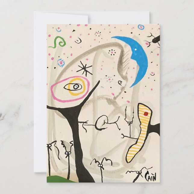 CARTÃO DE AGRADECIMENTO STARRY NIGHT (Frente)