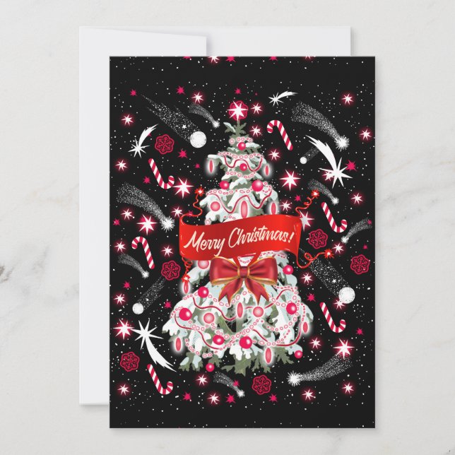 Cartão De Agradecimento Starry Night (Frente)