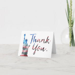 Cartão De Agradecimento Statue of Liberty Thank You Veterans