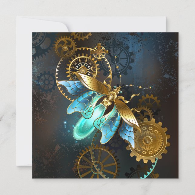 Cartão De Agradecimento Steampunk Firefly (Frente)