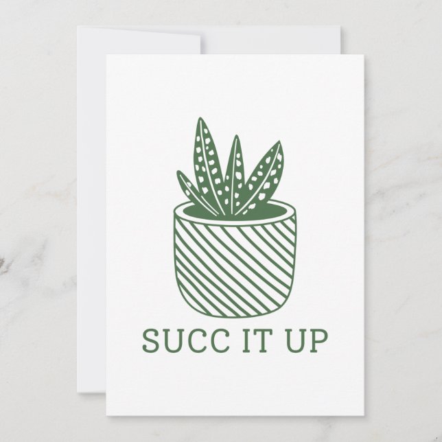Cartão De Agradecimento Succ Up (Frente)