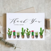 Suculentas e Cactus em Vasos Boho para Formatura