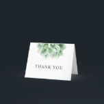 Cartão De Agradecimento Suculente verde-aquarela. Aniversário do cacto<br><div class="desc">Cartões de agradecimentos de aniversário suculento de Watercolor. Entre em contato comigo se precisar de itens adicionais.</div>