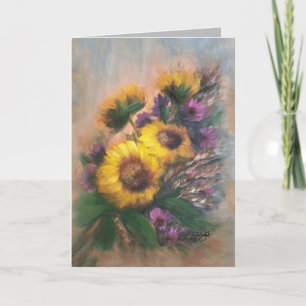Cartão De Agradecimento Sunflower Breeze