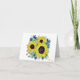 Cartão De Agradecimento "Sunny Day" Thank-you Card