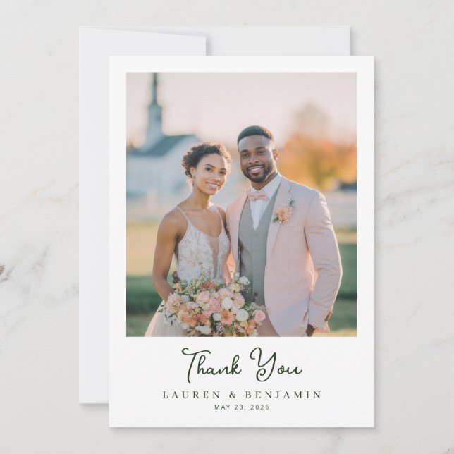 Cartão De Agradecimento Sunny Lemon Wedding (Frente)