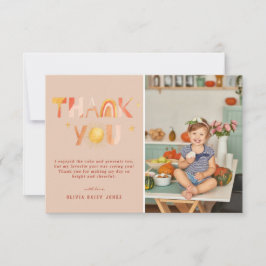 Cartão De Agradecimento Sunshine Boho Rainbow | Foto Obrigado