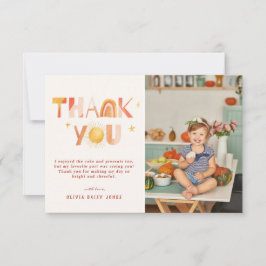 Cartão De Agradecimento Sunshine Boho Rainbow | Foto Obrigado