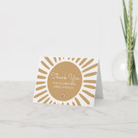 Sunshine, obrigado cartas para o chá de fraldas de