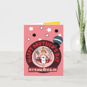 Cartão De Agradecimento Super-mãe Juggler: Feliz Dia de as mães!