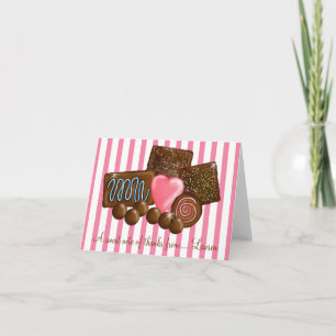 Cartão De Agradecimento Sweet ChocolatesThank You Note Cards