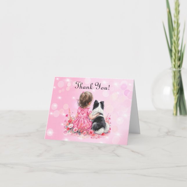 Cartão De Agradecimento Sweet Personalized Baby Shower Thank you  (Frente)