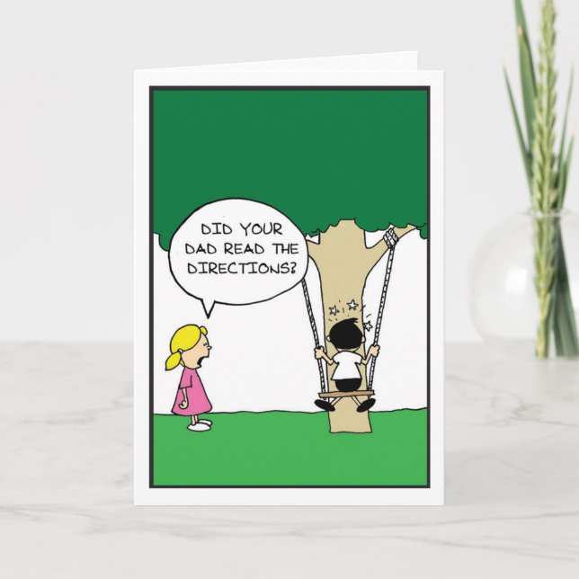 Cartão De Agradecimento Swing - Histórias em quadrinhos seminuas pelo Rick (Frente)