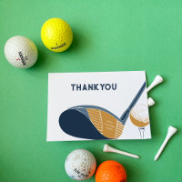 Taco de golfe temático em branco