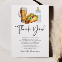 Tacos Brews e Fraldas também! Chá de fraldas