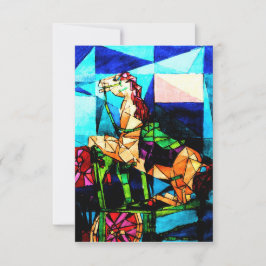 Cartão De Agradecimento Tarjeta de agradecimiento plana