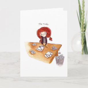 Cartão De Agradecimento Tarjeta de Gracias