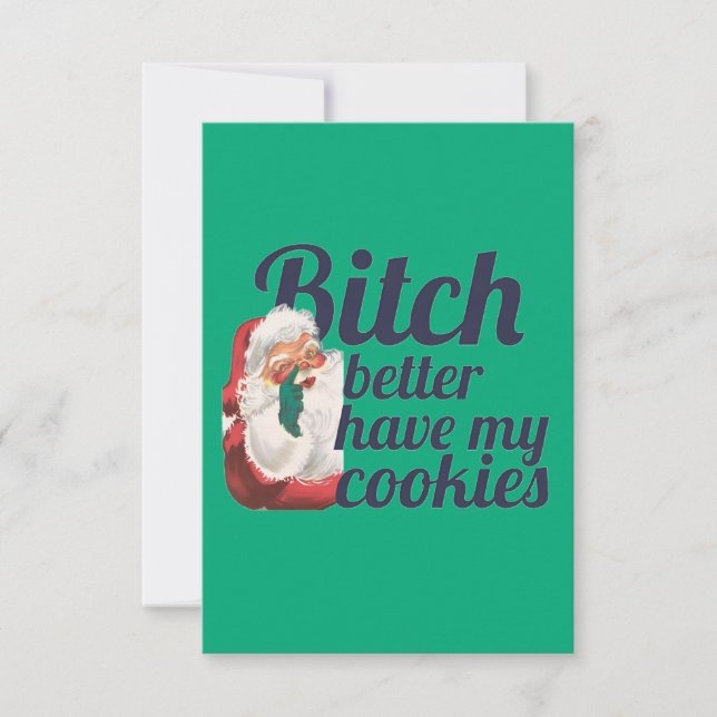 Cartão De Agradecimento tarjeta santa (Frente)