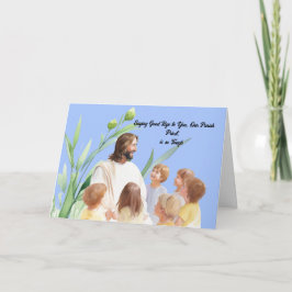 Cartão De Agradecimento Tchau de bom para Parish Priest Card