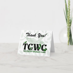 Cartão De Agradecimento TCWC - Logo Thank You Notes