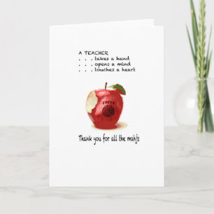 Cartão De Agradecimento Teacher Mah Jongg Thank You Card