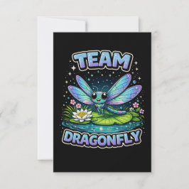 Cartão De Agradecimento Team Dragonfly