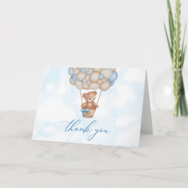 Cartão De Agradecimento Teddy Bear Baby