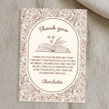 Tema de Clube do Livro Floral Marrom Chá de Noiva