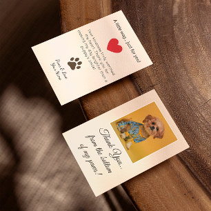 Cartão De Agradecimento Tema de imagem de cachorro engraçado e fofo person