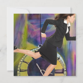 Cartão De Agradecimento Tempo esgotado