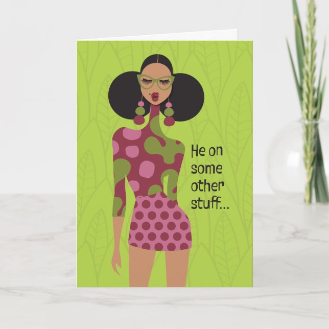 Cartão De Agradecimento Terapia de baixa chave - Ele está em outras coisas (Frente)