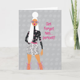 Cartão De Agradecimento Terapia de baixa chave - Menina esquece-o, ponto f