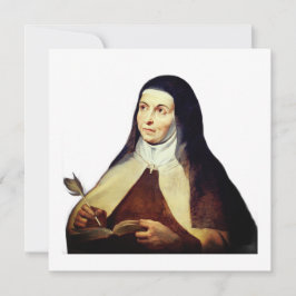 Cartão De Agradecimento Teresa de Ávila por Rubens