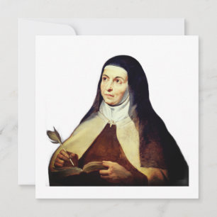 Cartão De Agradecimento Teresa de Ávila por Rubens